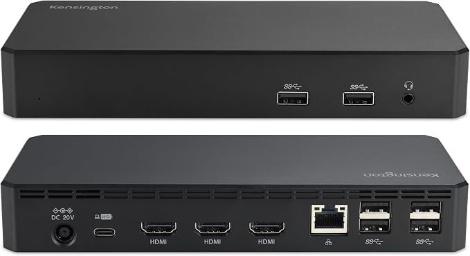 Kensington SD4760P 11-in-1 USB-C Docking Station Triple Monitor DisplayLink by Kensington