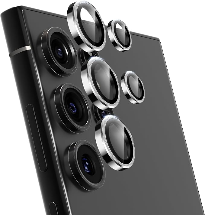 For Samsung Galaxy S24 Ultra Camera Lens Protector, Individual Lens Protector by Vipsent
