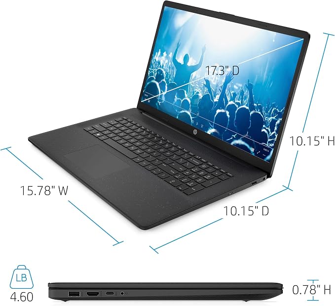 HP 17.3" Business Laptop Computer, 64GB RAM 2.2TB Storage, 10-Core Intel Core i5 - Image 8