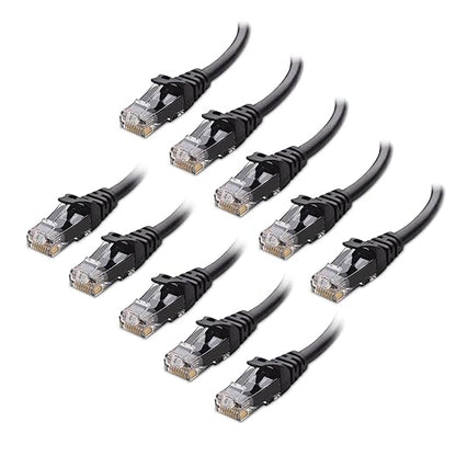 Cable Matters 10Gbps 10-Pack Snagless Short Cat 6 Ethernet Cable - 6ft by CableMatters