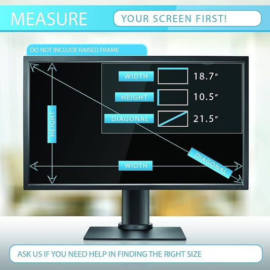 Premium Privacy Screen Filter for 21.5 Inches Desktop Computer Widescreen - Image 2