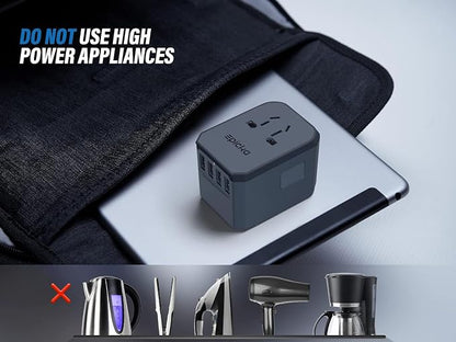 EPICKA Universal Travel Adapter, European Travel Plug Adapter - Image 7