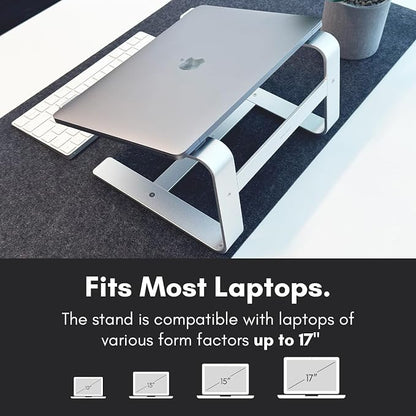 Macally Aluminum Laptop Stand for Desk - Image 4