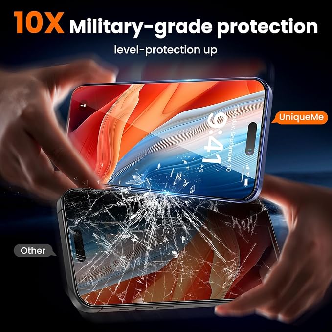 UniqueMe for iPhone 15 Plus / 16 Plus Screen Protector - Image 4