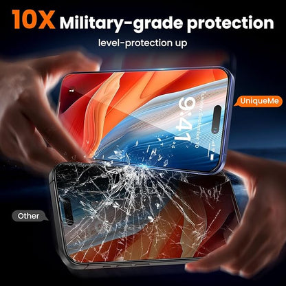 UniqueMe for iPhone 16 / iPhone 15 Screen Protector - Image 3
