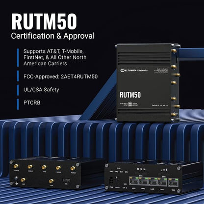 Teltonika RUTM50 WiFi Router Dual SIM Card Slot - 5G Ultra High Speeds Up to - Image 2