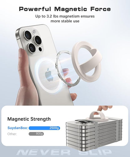 Magnetic Phone Grip, Removable Loop Grip - Image 2