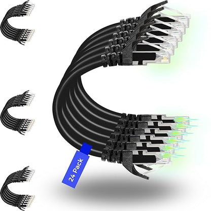 Rapink Patch Cables Cat6 10ft, Ethernet Patch Cable 10G, Cat 6 Patch Cable by Rapink