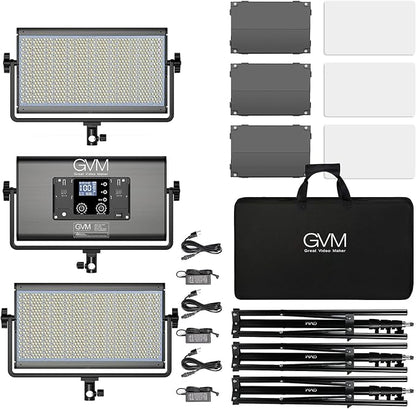 GVM 1500D RGB LED Video Light, 75W Video Lighting Kit - Image 7