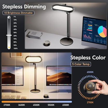 LED Desk Lamp for Home Office – Eye-Caring Double Side Light - Image 3