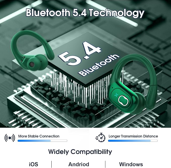 Wireless Earbuds 75hrs Bluetooth 5.4 Headphone Sport, 2025 Bluetooth Earbuds - Image 4