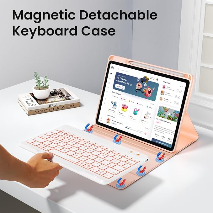 Keyboard and Case for iPad 7th/8th/9th Generation 10.2-inch 2018/2020/2021 - Image 4