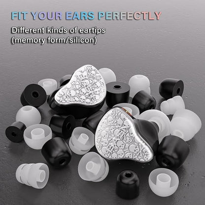 BASN Bmaster5 in Ear Monitors, 1DLC Diaphragm+4BA 5 Drivers IEM Earphones - Image 5