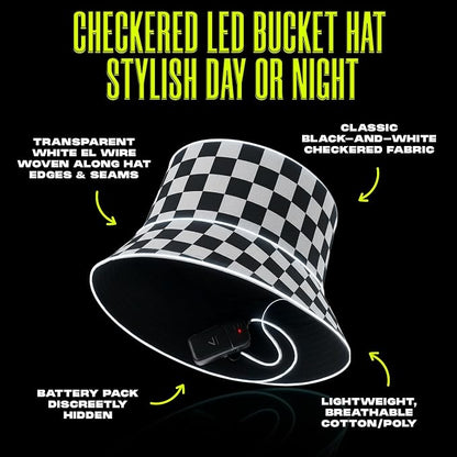 GloFX Bucket Hat – LED Light Up Rave Hat - Image 6