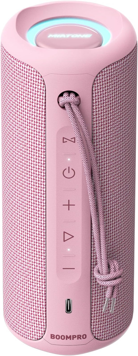 MIATONE Portable Bluetooth Speaker 36W Stereo Sound Bass Boost, 24H Playtime by Miatone