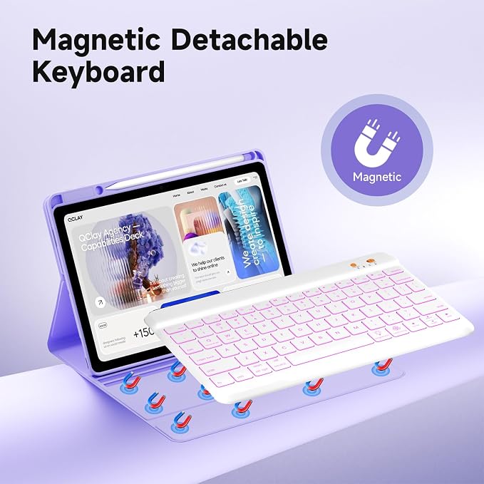 Keyboard Case for iPad 9th/8th/7th Generation 10.2 inch 2021/2020/2019 & ipad - Image 5