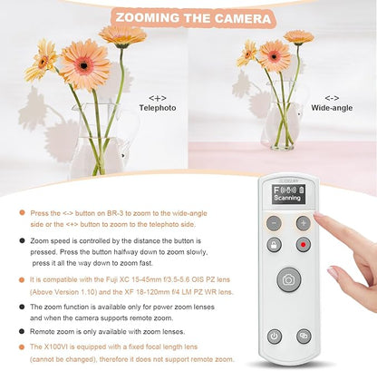 Remote Control for Fujifilm Camera, USB-C Rechargeable Wireless Shutter Release - Image 4