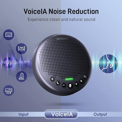 EMEET Conference Speaker and Microphone w/8+1 Mics, 360° Voice Pickup, Noise - Image 4