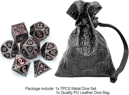 Haxtec DND Dice Set Metal D&D Dice Set - Image 2