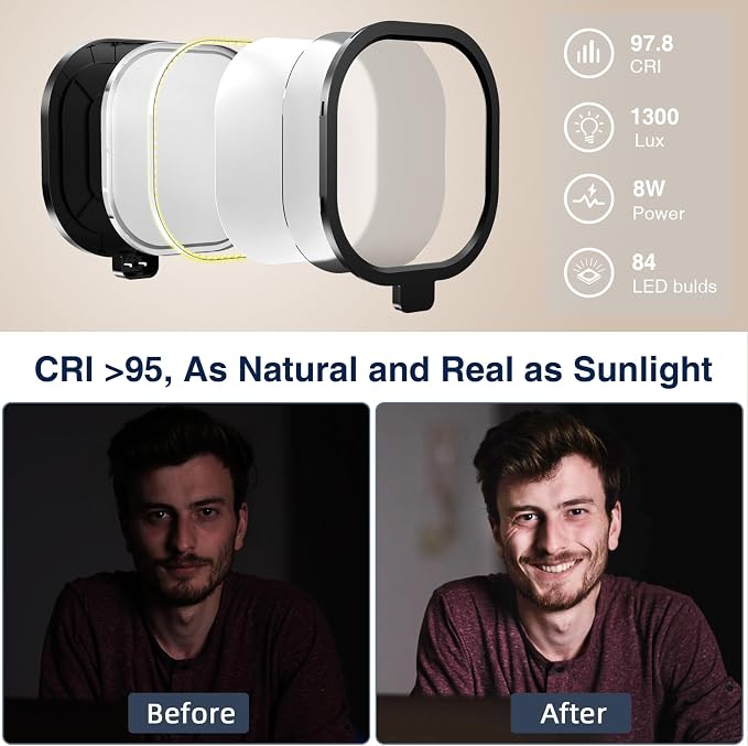 2Pcs Desktop Video Conference Lighting - Image 7