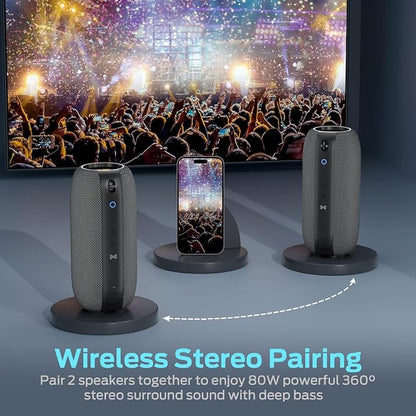 Monster S320 Portable Bluetooth Speaker, 360°Stereo Surround Sound Effect - Image 3