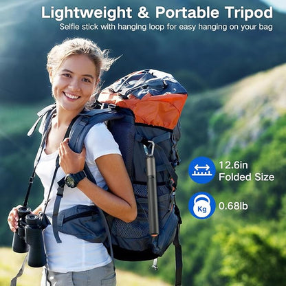 62 inch Automatic Tripod for iPhone, Auto-Open Phone Tripod Stand - Image 5
