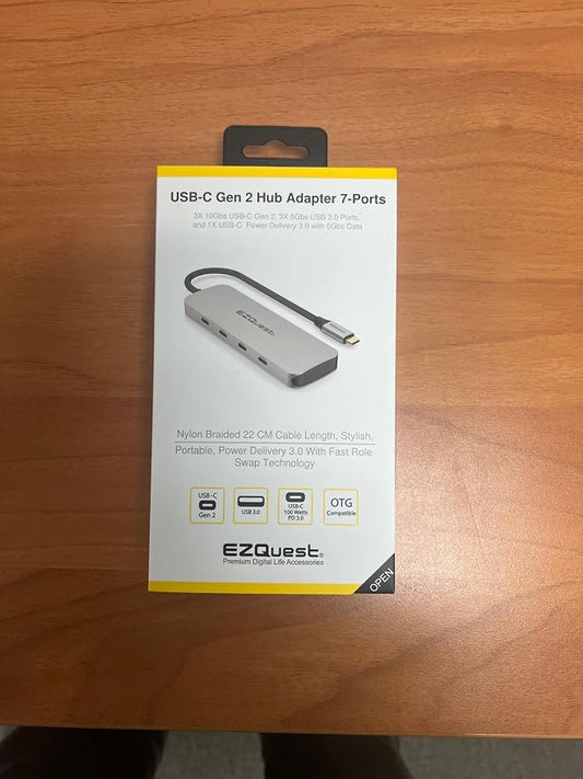 EZQuest USB C Hub Docking Station 7 in 1 - Image 2