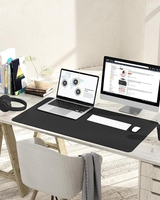 YSAGi Non-Slip Leather Desk Pad L Size, Waterproof Laptop Computer Desk - Image 2