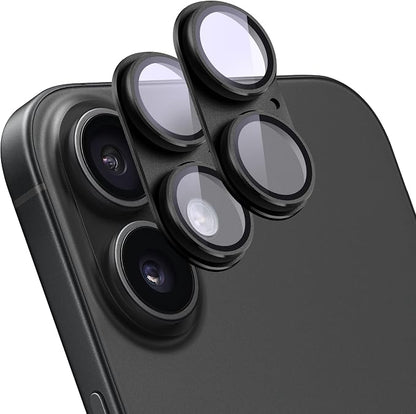 2 Pack Camera Lens Protector for iPhone 16 / iPhone 16 Plus, AR Tempered Glass by SHANG+PIN+JIA