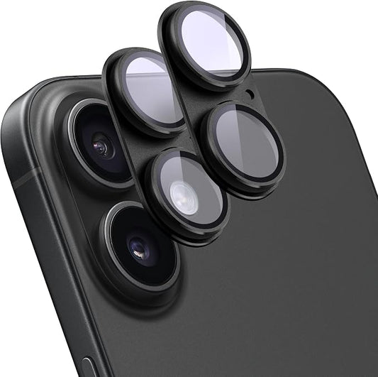 2 Pack Camera Lens Protector for iPhone 16 / iPhone 16 Plus, AR Tempered Glass by SHANG+PIN+JIA