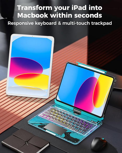 SIBEITU Keyboard Case for iPad A16 11th Gen 11" 2025 & 10th Gen 10.9" 2022 - Image 6