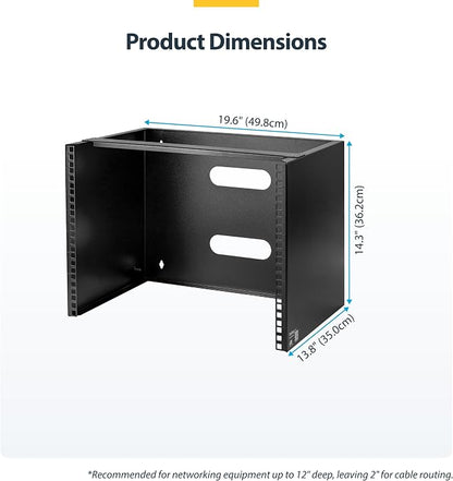 StarTech.com 8U Wall Mount Patch Panel Bracket - Image 6