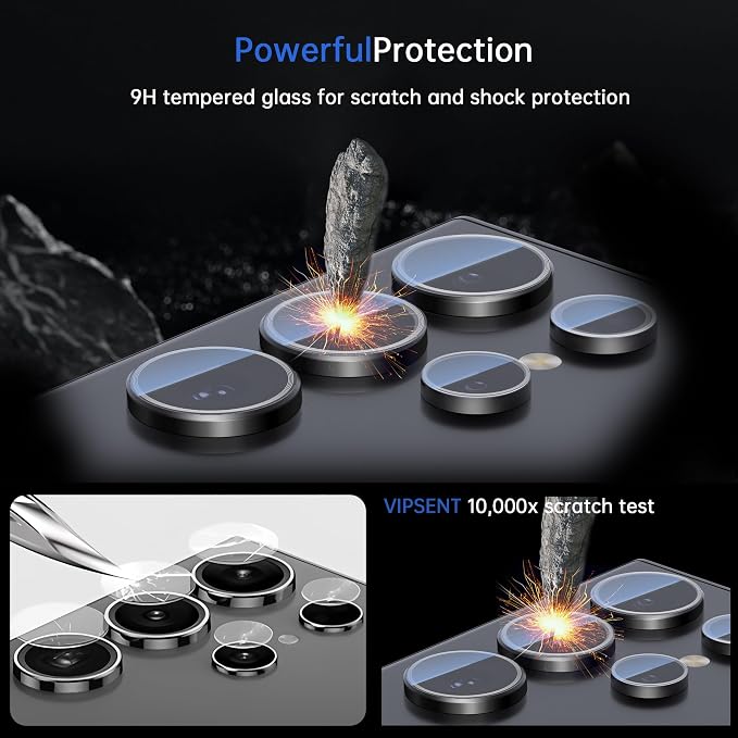 For Samsung Galaxy S24 Ultra Camera Lens Protector, Individual Lens Protector - Image 2