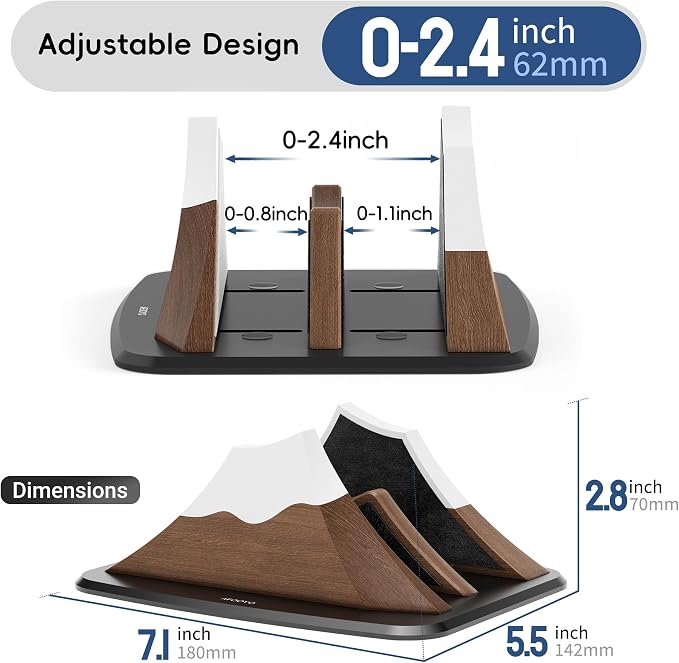 Vertical Dual Laptop Stand - Image 4