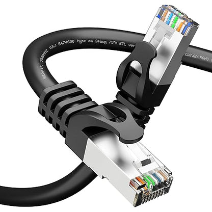 GEARit Cat6A Ethernet Cable 10Gbps Snagless Shielded SSTP, SFTP Shielded by GEARit
