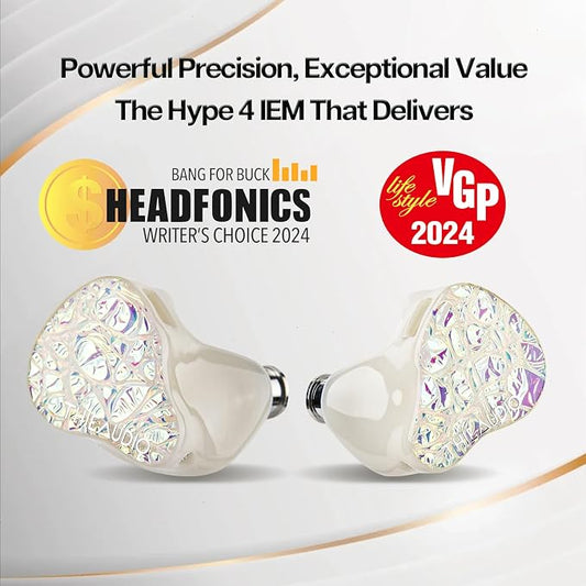 Linsoul THIEAUDIO Hype 4 2DD+4BA in Ear Monitor, HiFi IEM Earphones - Image 2