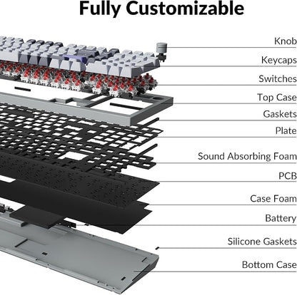 Keychron Q5 Pro QMK/VIA Wireless Custom Mechanical Keyboard, 96% Layout - Image 7