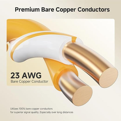 Cable Matters 10Gbps in-Wall Rated 23AWG Bare Copper Cat 6 Cable - 1000ft - Image 5