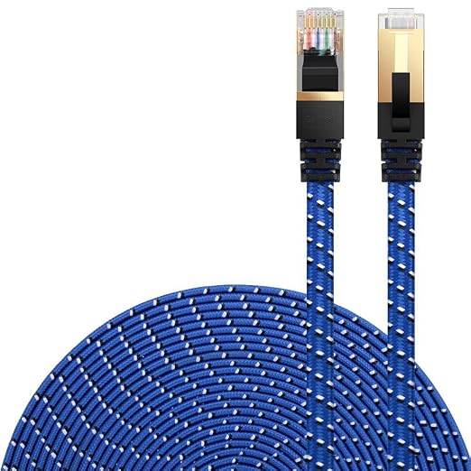 DanYee Cat 7 Ethernet Cable, Nylon Braided 66ft CAT7 High Speed Professional by DanYee