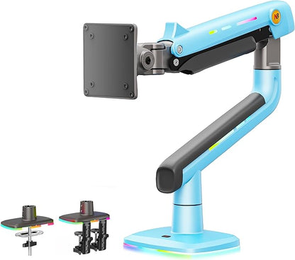 Gaming Monitor Arm for Flat/Ultrawide/Curved Monitors 32 to 60 inch, Heavy Duty by NBERGONOMIC