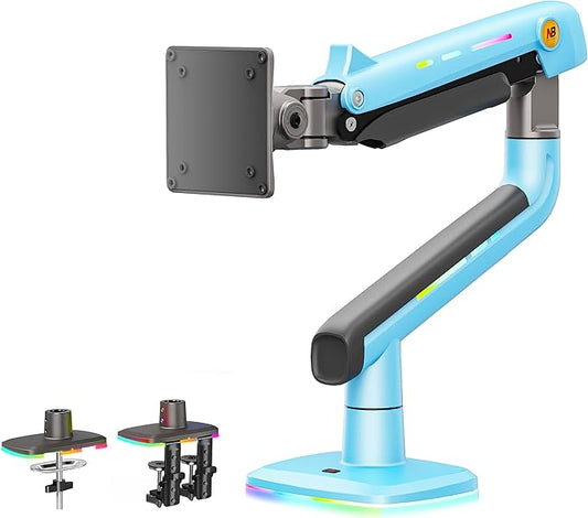 Gaming Monitor Arm for Flat/Ultrawide/Curved Monitors 32 to 60 inch, Heavy Duty by NBERGONOMIC