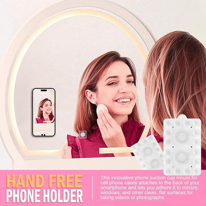 ZYCCER Double Sided Silicone Suction Phone Holder Mount, Compatible - Image 8