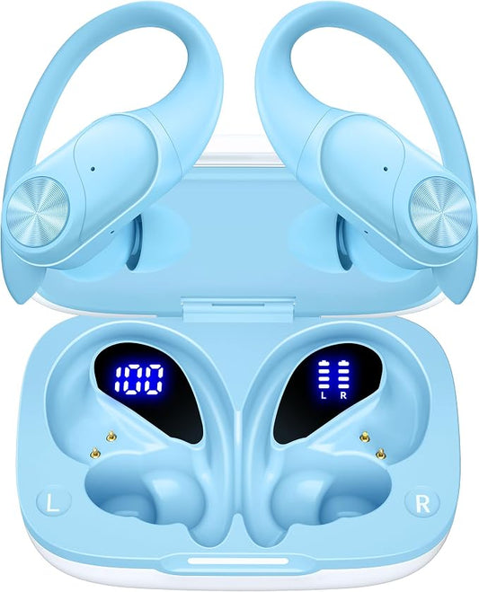 PocBuds Bluetooth Headphones Wireless Earbuds 80hrs Playtime Wireless Charging by PocBuds