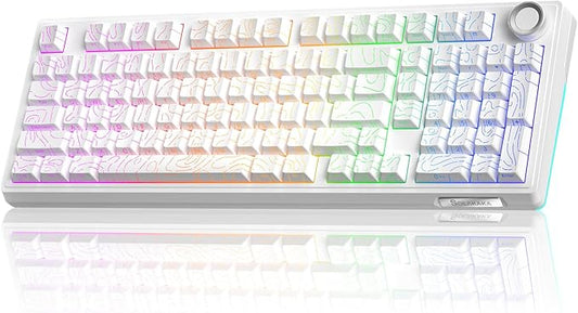 KI99 Pro 96% Wireless Mechanical Keyboard, RGB Gaming Keyboard, Hot-Swappable by SOLAKAKA