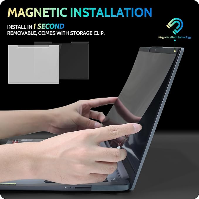 Magnetic Laptop Privacy Screen 13.4 & 13.3 inch - Image 2