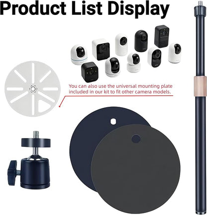 Black Adjustable CCTV Camera Mount Stand - Image 2