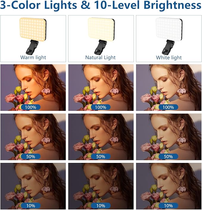 60 LED Portable Selfie Light Video Conference Lighting - Image 3