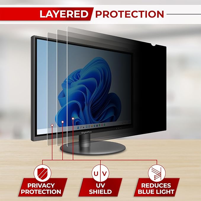 27 Inch 16:9 Computer Privacy Screen Filter - Image 8