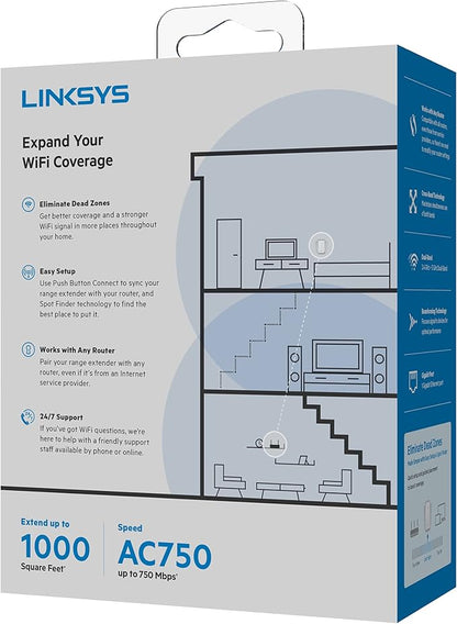 Linksys WiFi Extender, WiFi 5 Range Booster, Dual-Band Booster, 000 Sq. ft - Image 6
