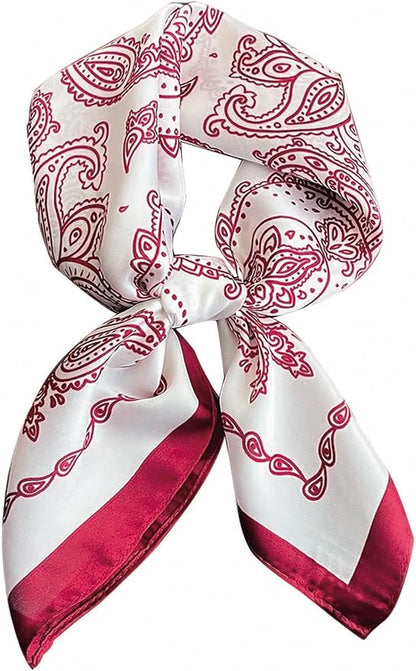 Silky Scarf for Women Lightweight Satin Bandanas Neck Hair Wrap For Sleeping by OnllhNiceScarfForWomen